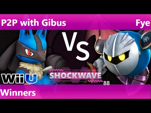 SW Plano 88 - P2P with Gibus (Lucario, Greninja) vs Fye (MK) Winners - Smash 4