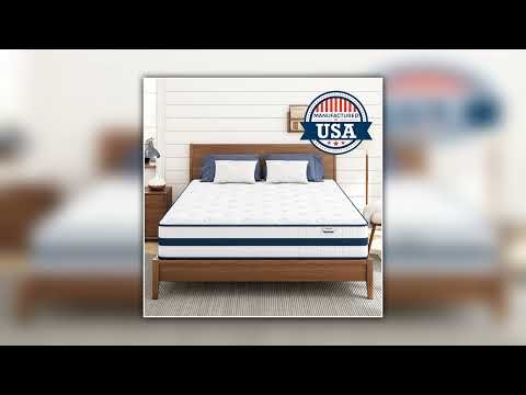 Unboxing Maxzzz 10-12'' Twin/King/Queen Size Mattress, Bed with Gel Memory Foam & Individually Pock