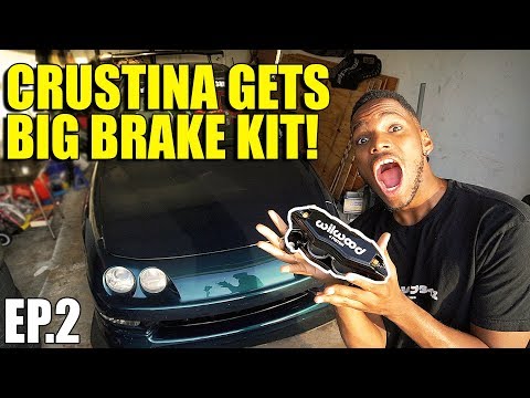 K24 INTEGRA FINALLY GETS A BIG BRAKE KIT! - Track Prep Ep. 2