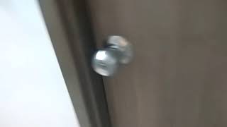 How to open a bathroom door lock from outside