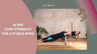 19 Min Core Strength for a Stable Spine with Small Ball