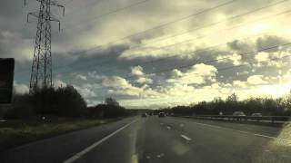 preview picture of video 'Driving On The M5 From J27 (Tiverton) To J28 (Honiton), England 23rd December 2011'