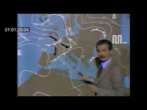 1981 Rai Rete1 che tempo fa previsione meteo per il 20 gennaio