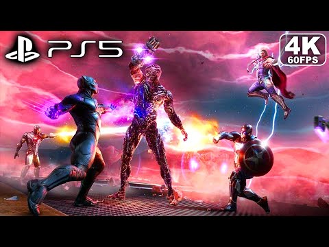 MARVEL'S AVENGERS Black Panther Ending & Final Boss Fight PS5 Gameplay (4K 60FPS)