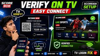 How To Verify Score808 On TV