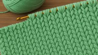 Tunisian crochet baby blanket for beginners | Free pattern