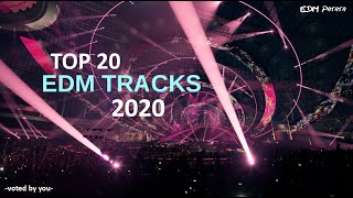 Top 20 EDM Tracks 2020 - voted by you!