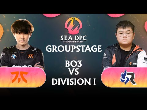 [FIL] Fnatic vs RSG | BO3 | DPC SEA 2022 Tour 3: Division I & II