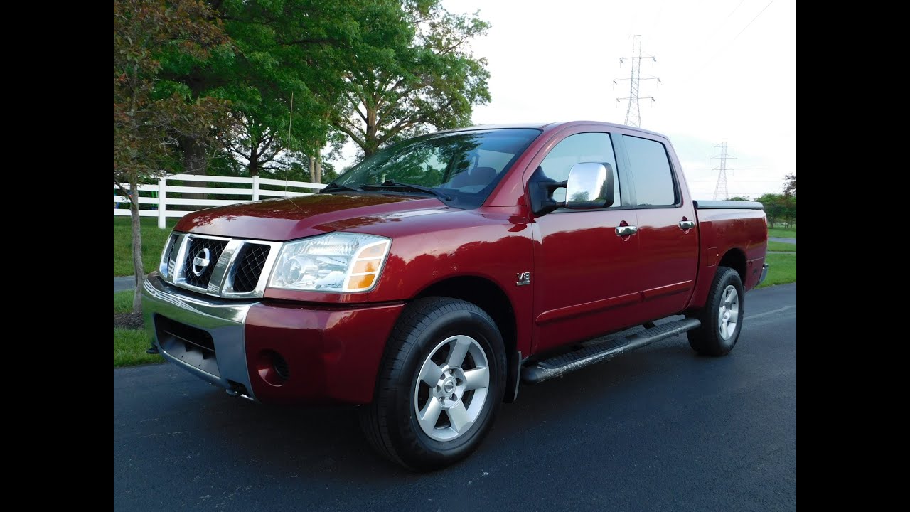 2004 Nissan Titan SE Crew Cab 4X4: 5.6 L, 6 Passenger ...