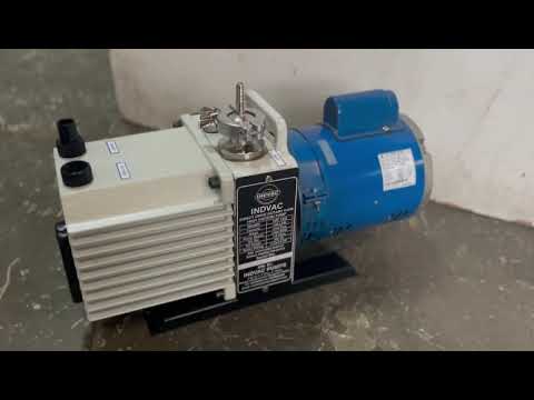 Indvac single stage belt drive rotary vane vacuum pump, max ...