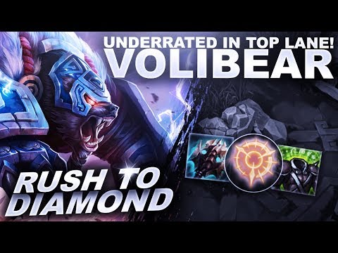 VOLIBEAR IS UNDERRATED IN TOP LANE! - Rush to Diamond | League of Legends