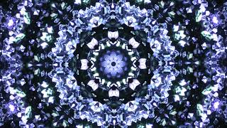 Glitzer Kaleidoskop mit Relax Musik