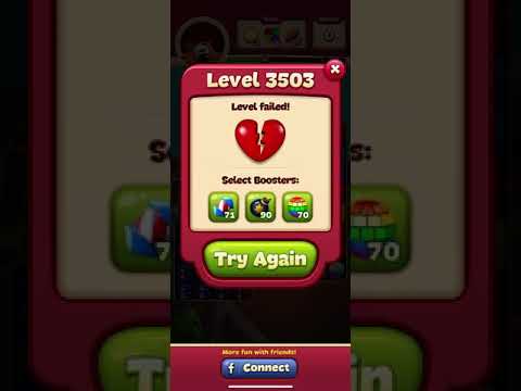 Toon Blast Level 3503 - No Boosts - 3 Stars