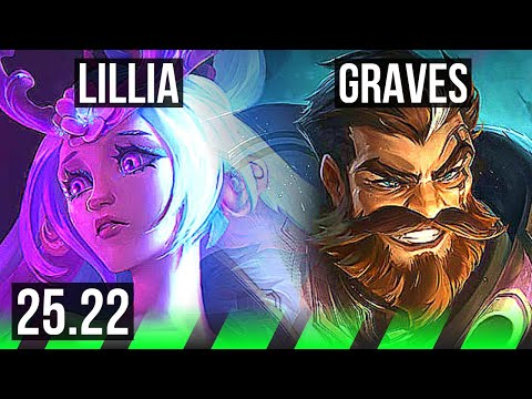 LILLIA vs GRAVES (JGL) | 16/0/10, Legendary | KR Master | 25.22