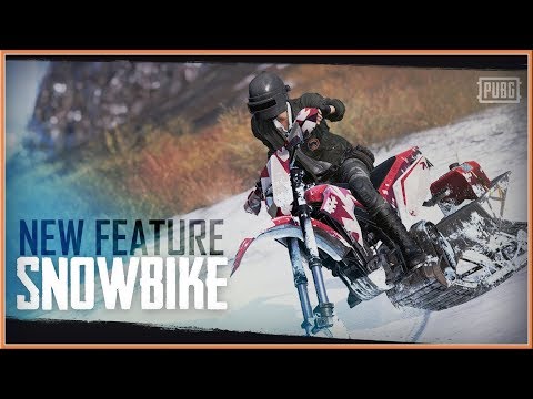 PUBG : Vikendi - NEW Feature SNOWBIKE PlayerUnknown's Battlegrounds 2019 (PC, PS4 & XB1) HD