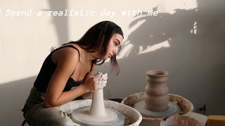 day in my life as a 23 year old ceramicist
