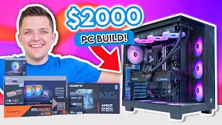 Best $2000 Gaming PC Build 2025! 🙌 [Full Build Guide w/ 4K Benchmarks]