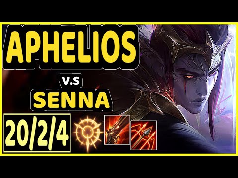 DISAVE (APHELIOS) vs SENNA - 20/2/4 KDA BOTTOM ADC CHALLENGER GAMEPLAY - BR