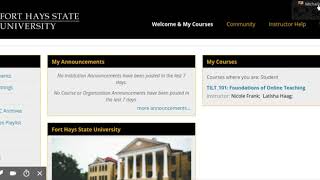 FHSU Blackboard Hepful Resources