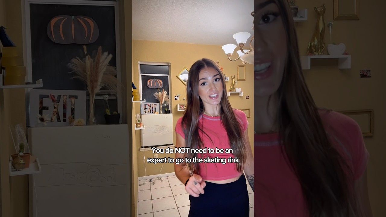 You do NOT need to be an expert to go to the Skating Rink