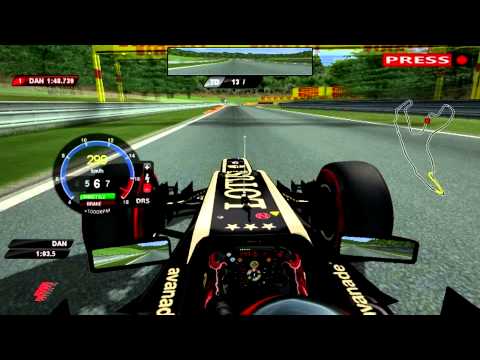 rF F1 2013 Revolution Kimi hot lap Spa Francorchamps