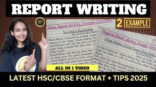 News Report Writing | Report Writing Format | Report Writing Class 12 | Writing Section Boards 2025
