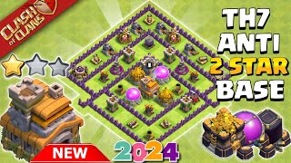 New Town hall 7(Th7) Base | Town hall 7(Th7) Farming/Trophy/Pushing | New Coc Th7 Base (Link) 2024