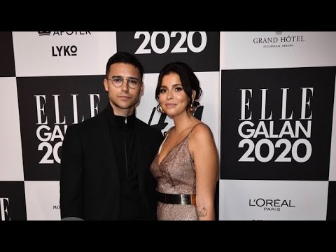 Eric Saade and Nicole Falciani on Elle Galan 2020