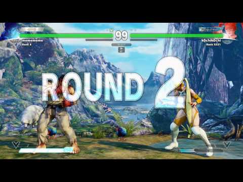 SFV~ Ryu (MCZ Daigo Umehara) vs. Rainbow Mika (k0chik0chi) HD