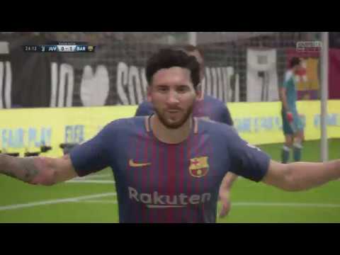 FIFA 18 ROAD TO CO-OP CHAMPIONS PART 9 - BARCELONA VS JUVENTUS - FIFA 18 Co-Op Seasons Gameplay
