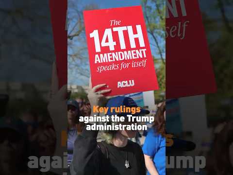 Key rulings against the Trump administration