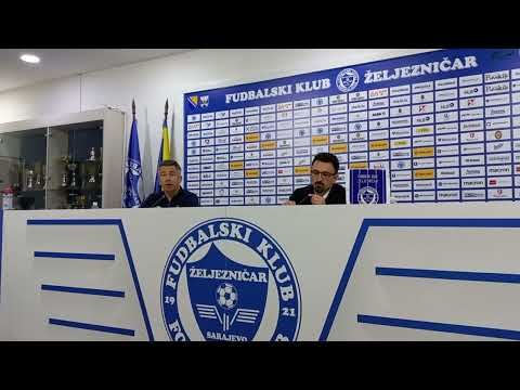 Kup BiH 2022/23, Željezničar Sarajevo - Velež Mostar 1-2, konferencija za štampu FK Velež