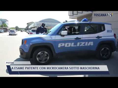 2021-09-22 PISTOIA - A ESAME PATENTE CON MICROCAMERA SOTTO MASCHERINA