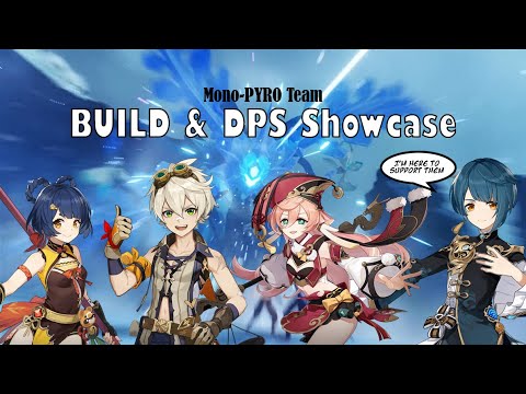 Mono-PYRO Team Build | DPS Showcase | Genshin Imapact | Yanfei | Xingqiu | Xiangling | Bennett | F2P