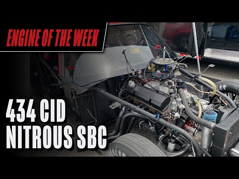 Nitrous-Powered 434 cid Small Block Chevy Engine