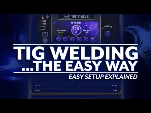 TIG Welding, The EASY Way! - R-Tech Welding, Easy Setup Explained.