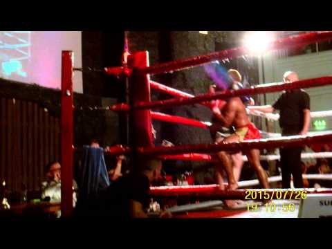 Martyn McBride Vs Bartosz Batra Muay Thai Jam 3  rd5 - pt1 - second part was from phone