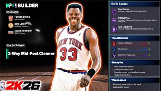 Best *PRIME* Patrick Ewing Build in NBA 2K25