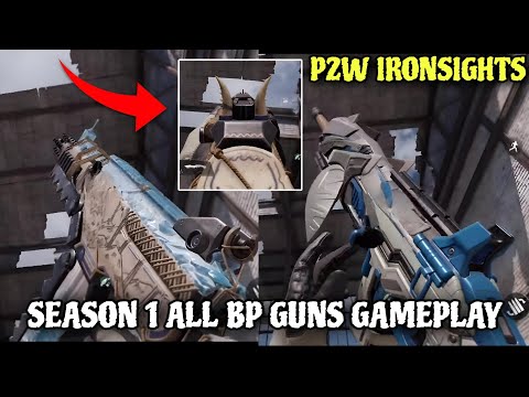 Season 1 All Battle Pass Weapons Gameplay ironsights Leaks Codm 2026 | P2W IRONSIGHTS Gameplay 