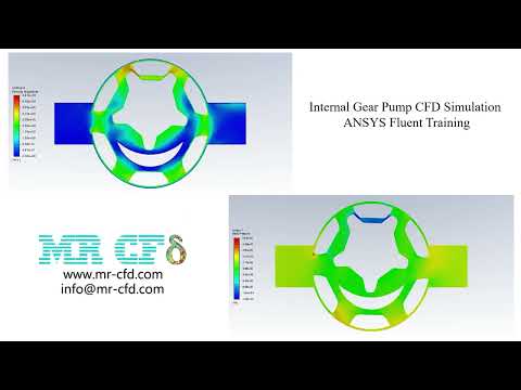 Internal Gear Pump CFD Simulation, ANSYS Fluent Training