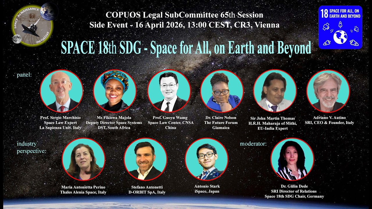 Space 18th SDG - A Side Event at COPUOS Legal SubCommittee - 16 April 2026