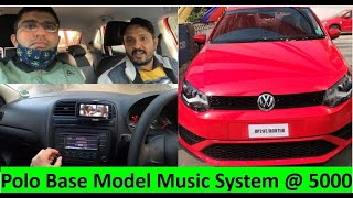 Installing Music system in my VW Polo trendline 2020| RCD 320 installation in VW Polo Base Model