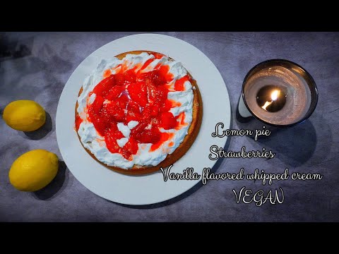 Veganer ZITRONENKUCHEN einfaches Rezept #veganerzitronenkuchen