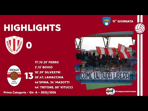 MOLFETTA SPORTIVA 0 - 13 IDEALE BARI