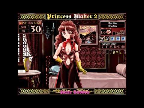 Princess Maker 2 (PC MS-DOS) Walkthrough (English version) Part 7 Hero Warrior and Prince Marriage