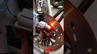 Skills for repairing a deformed brake disc 🛠️🚗💥