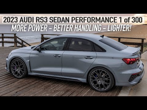 FIRST TEST! 2023 AUDI RS3 SEDAN PERFORMANCE 1of300 - Limited Edition, More Power and Control