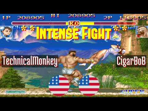 Super Street Fighter II X GMC (FT20) - TechnicalMonkey (US) vs CigarBoB (US) - 2021-11-20
