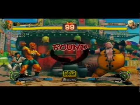 YMC MOCHI(Dhalsim) vs Yazuya (Rufus) Super Street Fighter 4 Arcade Edition 2012