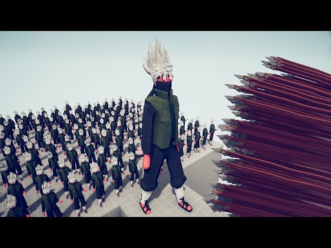100x KAKASHI + GIANT vs EVERY GOD | Totally Accurate Battle Simulator TABS